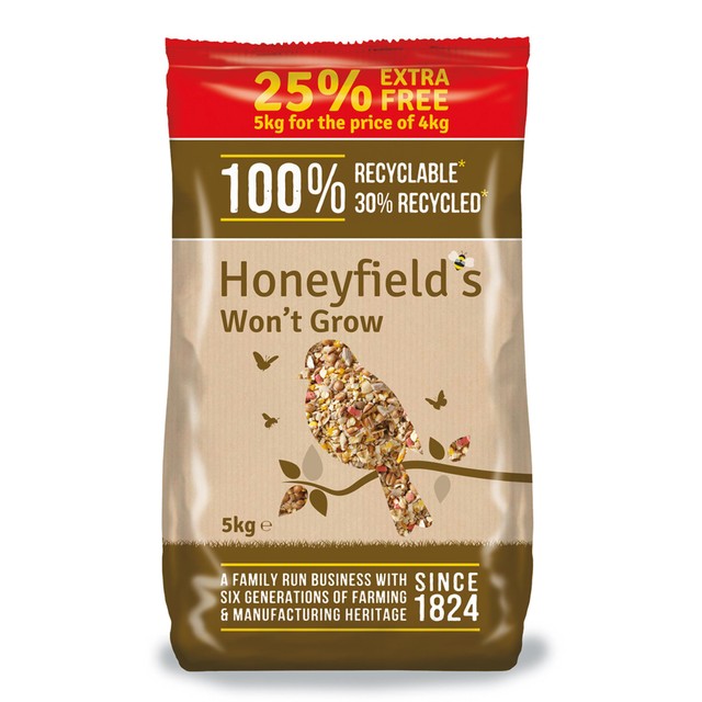 Honeyfield's Won't Grow Wild Bird Food 5kg, UK version