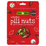 Raw & Wild Activated Pili Nuts Chili 70g, imported from the UK