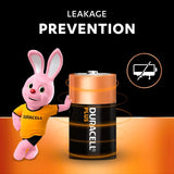 Duracell Plus D alkaline batteries 4 pack - British product