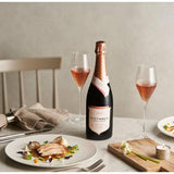 Nyetimber Rosé sparkling wine 75cl, imported from the UK