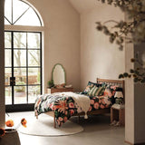 M&S Knitted Tassel Throw in Cream, imported from the UK