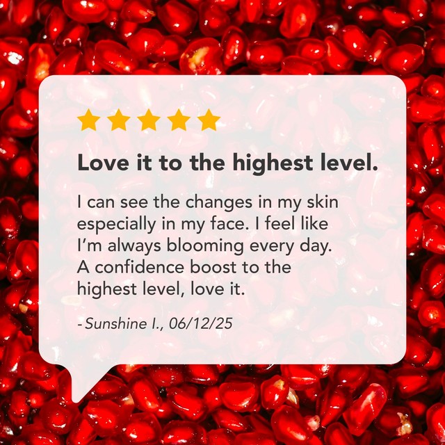 Zooki Electrolytes+ Skin Radiance pomegranate supplement (British brand)