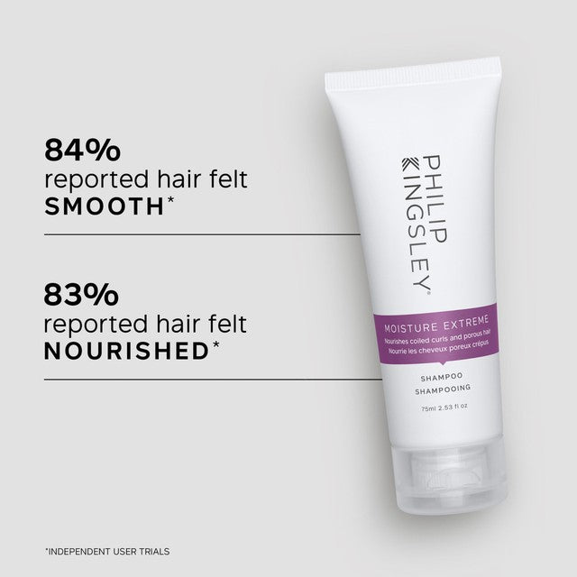 Philip Kingsley Moisture Extreme Shampoo 75ml, imported from the UK