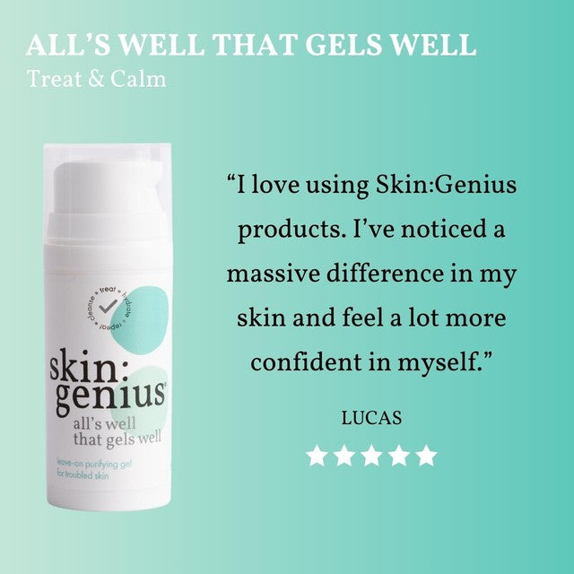 Skin Genius leave-on purifying gel - British product