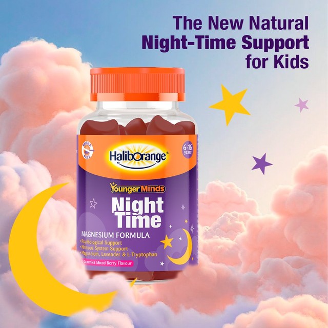 Haliborange mixed berry flavour sleep gummies 60 pack, UK version