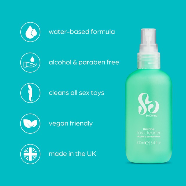 So Divine Pristine Toy Cleaner Spray 10ml (British brand)