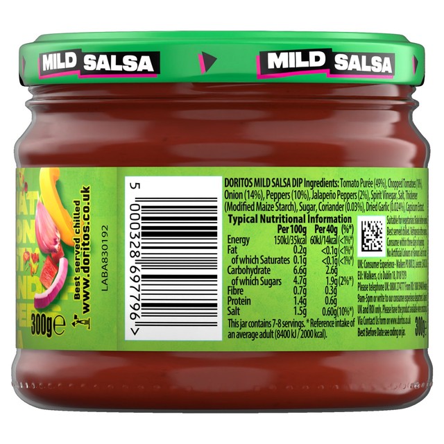Doritos mild salsa dip 300g - British product