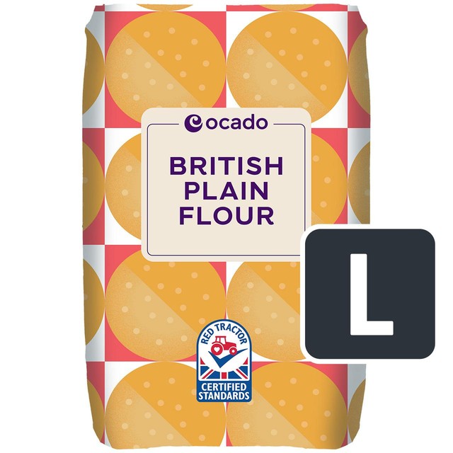 Ocado British Plain Flour 1.5kg, imported from the UK