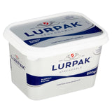 Lurpak Slightly Salted Spreadable Butter, imported from the UK