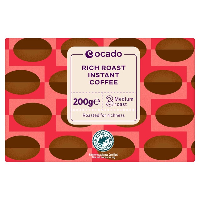 Ocado Rich Roast Instant Coffee 200g (British brand)
