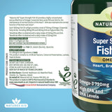 Natures Aid Omega-3 fish oil softgels 60 count, imported from the UK