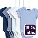 M&S baby bodysuits blue 18-24 months, imported from the UK