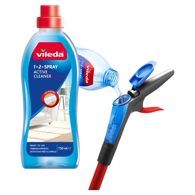 Vileda 1-2 Spray floor cleaning liquid 750ml (British brand)