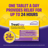 Galpharm TreatHay Fexofenadine 120mg hayfever tablets 10 pack, UK version