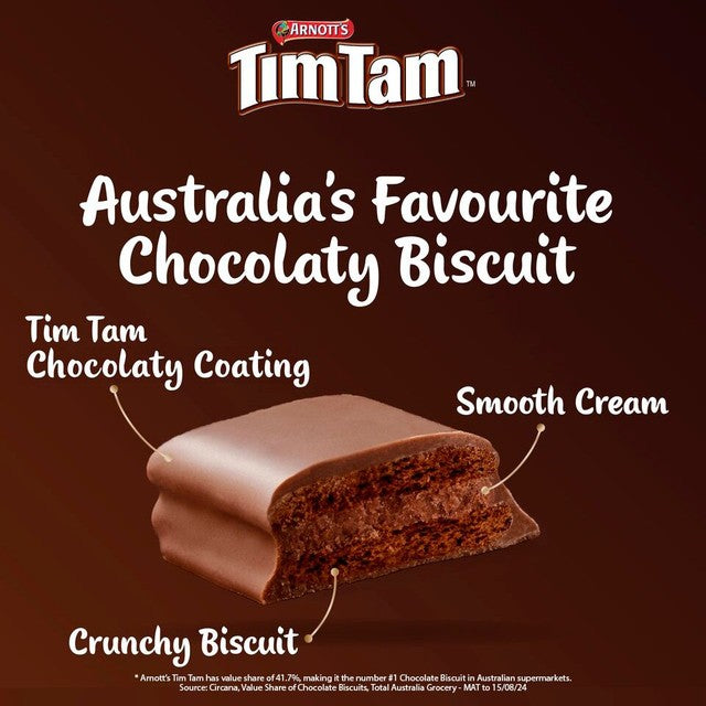 Tim Tam Original Chocolate Biscuit Bars 163g (British brand)