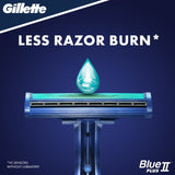 Gillette Blue 2 Plus disposable razors 8-pack, UK version