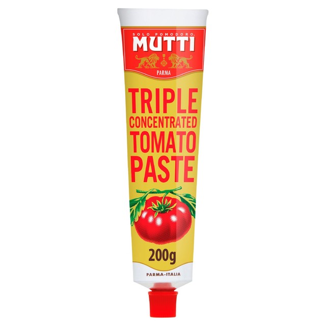 Mutti Triple Concentrate Italian Tomato Puree 200g, imported from the UK