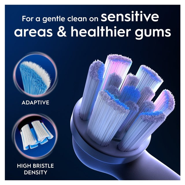 Oral-B Gentle Care White toothbrush heads 4 pack, imported from the UK