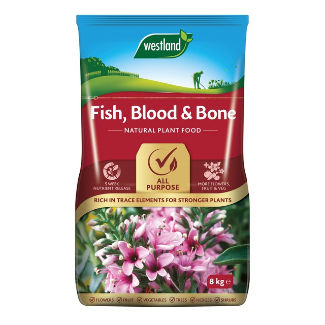 Westland fish blood and bone plant fertiliser 8kg (British brand)