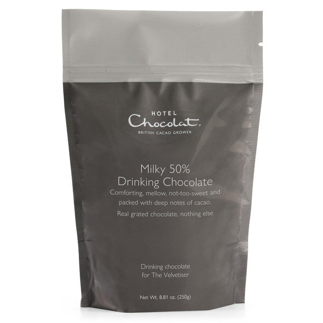 Hotel Chocolat Milky 50% drinking chocolate 250g, UK version