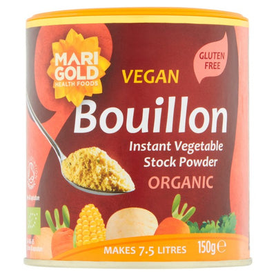 Bouillon végétal végétalien bio Marigold Health Foods 150g