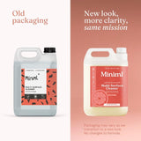 Miniml Multi-Surface Cleaner Blood Orange 5L, imported from the UK