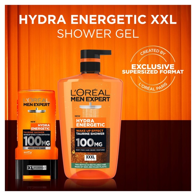 L'Oreal Men Expert Hydra Energetic shower gel 1L, UK version