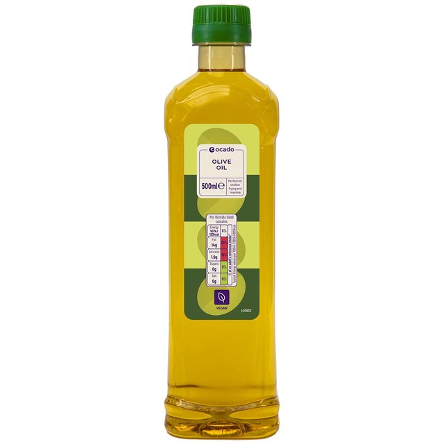 Ocado Olive Oil Refined Virgin Blend 500ml, imported from the UK