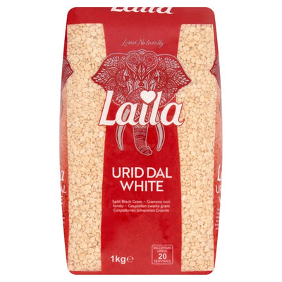 Laila Urid Dal Split Black Gram Lentils 1kg