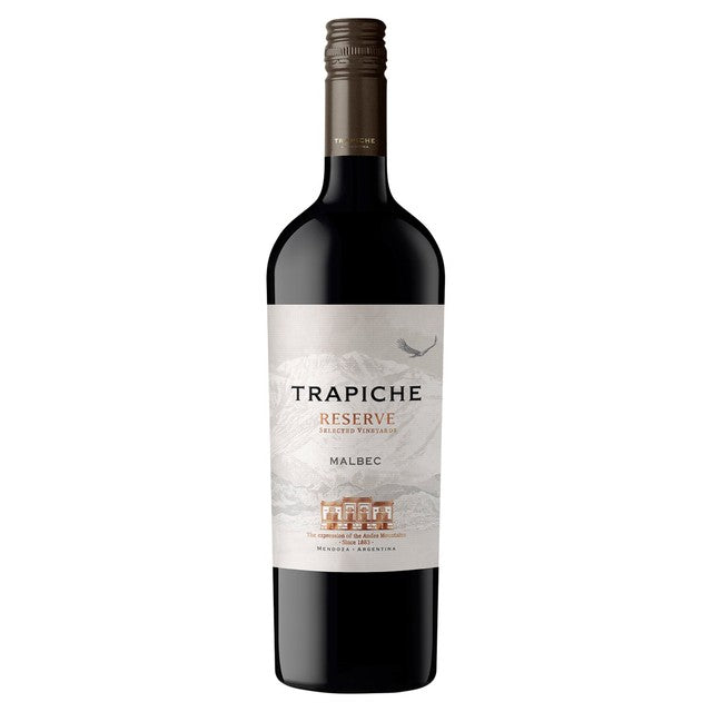 Trapiche Reserve Malbec Red Wine 75cl (British brand)