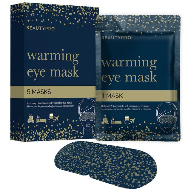 BeautyPro warming eye mask chamomile scented 5 masks - British product
