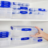 Sistema Klip It Plus food storage containers 3x2.2L (British brand)