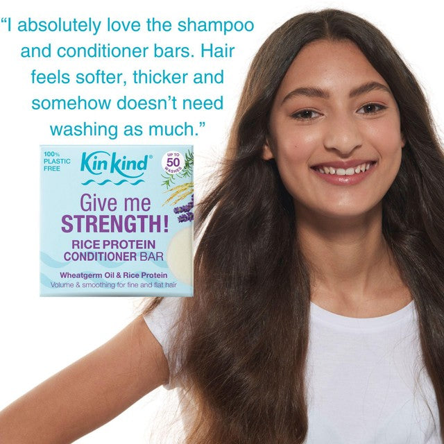 KinKind Conditioner Bar Rice Protein Wheatgerm Oil 40g, UK version