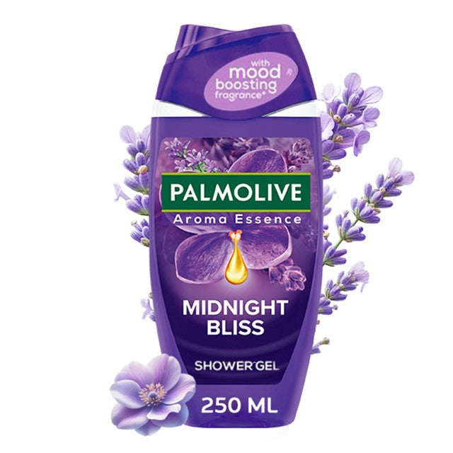 Palmolive Midnight Bliss shower gel 250ml, imported from the UK