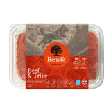 Benyfit Natural beef and tripe raw dog food 1kg - British product