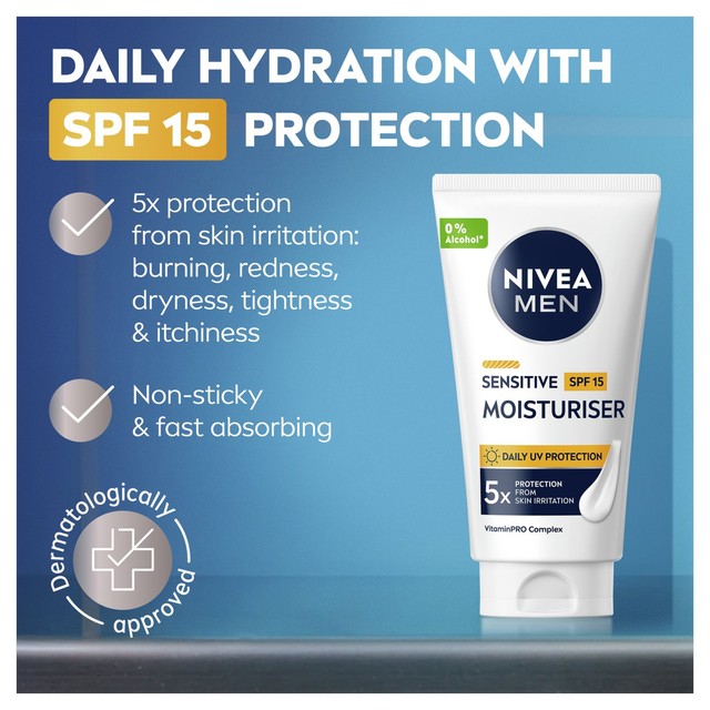 Nivea Sensitive Shaving Foam 200ml, imported from the UK