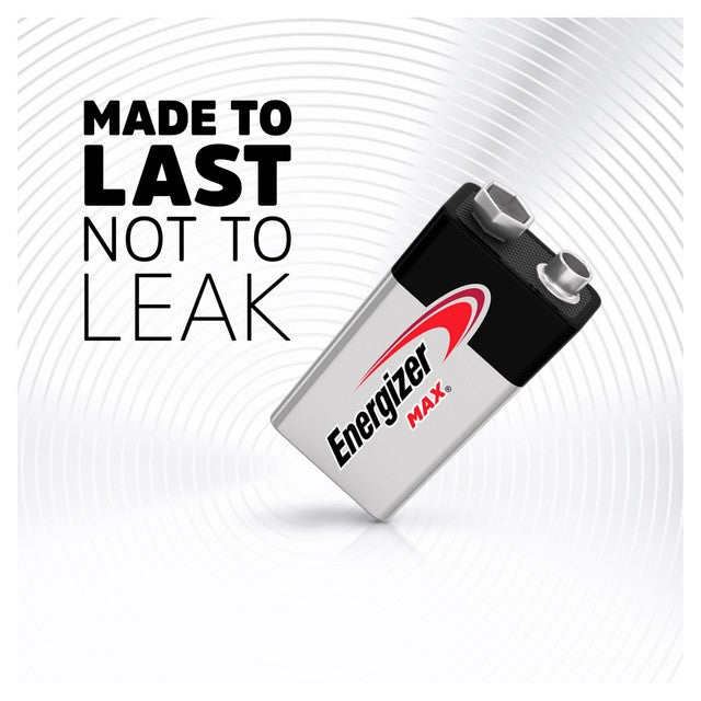 Energizer Max 9V alkaline batteries 2-pack - British product