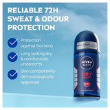 Nivea Dry Impact Anti-Perspirant Deodorant Roll-On 50ml, imported from the UK