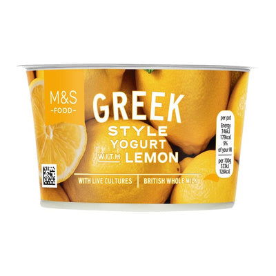 M&S M&S Griechischer Joghurt mit Zitrone 140g – Jetzt bei McGrocer online kaufen