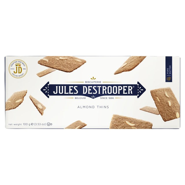 Jules Destrooper Almond Thins 100g, UK version