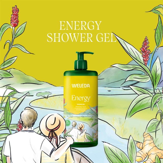 Weleda Ginger Energy Shower Gel 750ml (British brand)