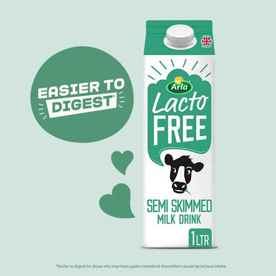 Arla Lactofree Lactose Free Semi Skimmed Milk Drink 1L