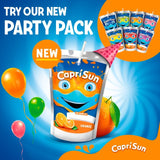 Capri Sun Orange Zero fruit juice drink party pack pouches, UK version