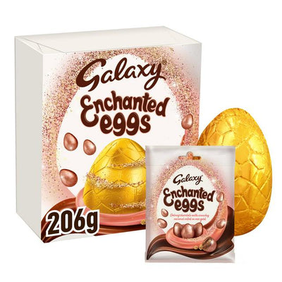 Sainsburys Galaxy Milk Chocolate Enchanted Eggs Large Easter Egg 206g- Buy online at McGrocer