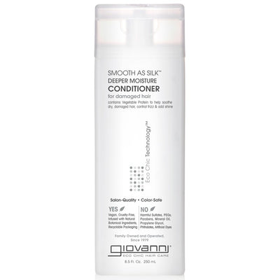 M&S Giovanni Natural Deep Moisture Smoothing Hair Conditioner 250ml- Buy online at McGrocer