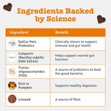 Zesty Paws dog chews probiotic pumpkin flavour - British product