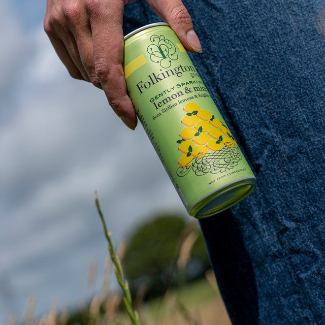 Folkington's Lemon & Mint Presse lemonade 250ml - British product