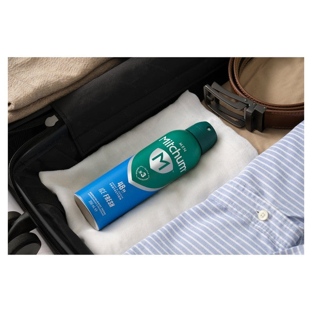 Mitchum Ice Fresh Anti-Perspirant Deodorant Spray 200ml, imported from the UK