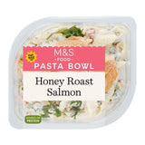 M&S Honey Roast Salmon Pasta Salad, imported from the UK