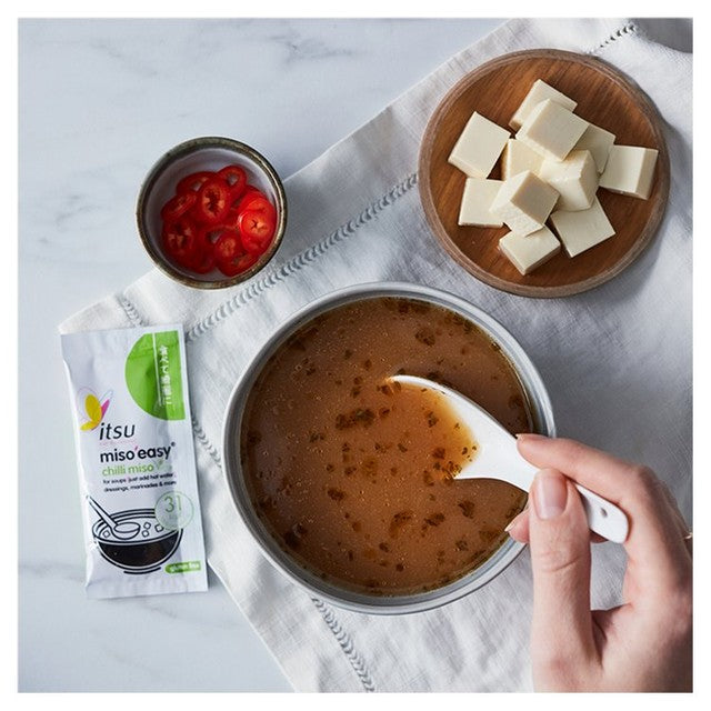 Itsu chilli miso paste 3 x 20g, UK version